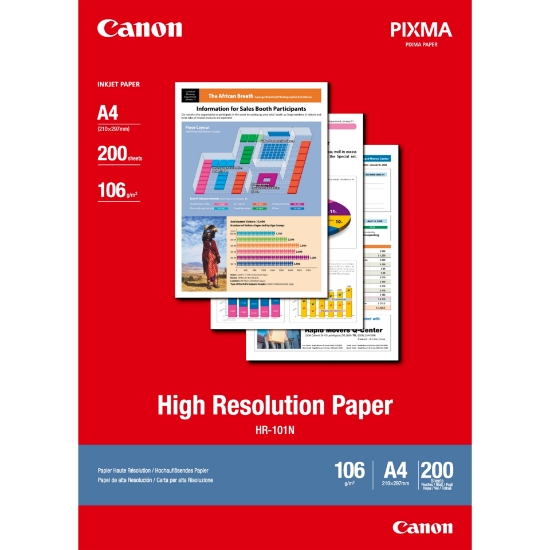 Picture of Canon HR-101N High Resolution Paper A4 - 200 Sheets