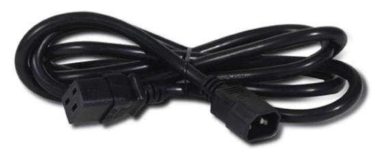 Picture of APC C19/C14 2m Black C14 coupler C19 coupler