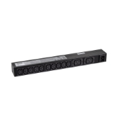 Picture of APC RACK PDU BASIC 1 U 16A 230V power distribution unit (PDU) 12 AC outlet(s) 0U/1U Black