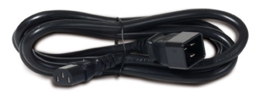 Picture of APC C13/C20 2m Black C20 coupler C13 coupler
