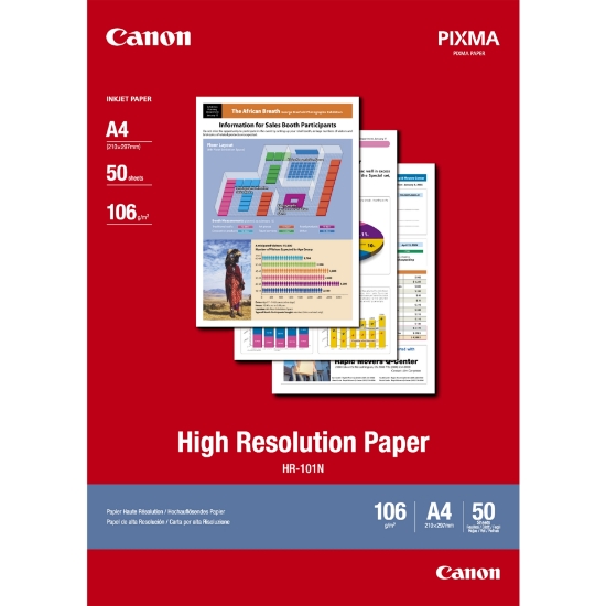 Picture of Canon HR-101N High Resolution Paper A4 - 50 Sheets