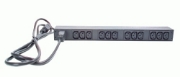 Picture of APC NetShelter Basic Rack PDU, 1U, 1PH, 3.7kW 230V 16A or 3.3kW 208V 16A, x12 C13 outlets, C20 cord