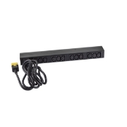Picture of APC NetShelter Basic Rack PDU, 1U, 1PH, 3.7kW 230V 16A or 3.3kW 208V 16A, x12 C13 outlets, C20 cord