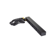 Picture of APC NetShelter Basic Rack PDU, 1U, 1PH, 3.7kW 230V 16A or 3.3kW 208V 16A, x12 C13 outlets, C20 cord