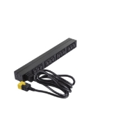 Picture of APC NetShelter Basic Rack PDU, 1U, 1PH, 3.7kW 230V 16A or 3.3kW 208V 16A, x12 C13 outlets, C20 cord