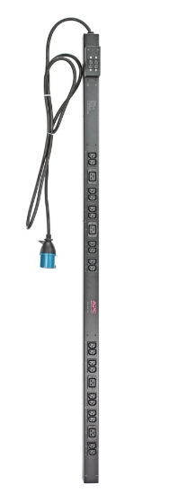 Picture of APC RACK PDU. BASIC. ZERO U. 32A. 230V. (20)C13 & (4)C19 power distribution unit (PDU) 24 AC outlet(s) 0U Black