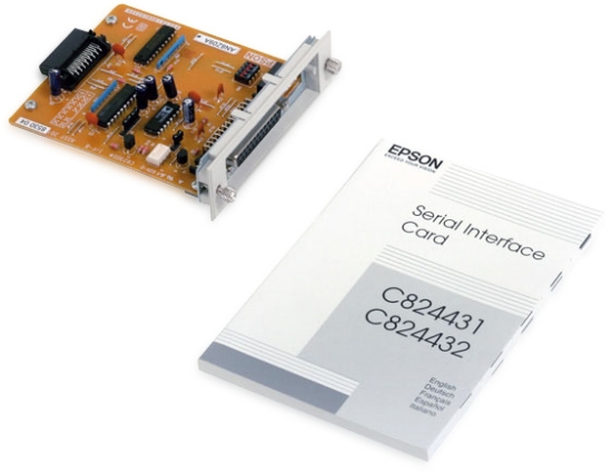 Picture of Epson SIDM Serial I/F board, no buffer type-B plug-in card RS232D/20mA