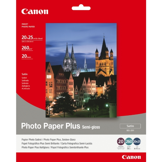 Picture of Canon SG-201 Semi-Gloss Photo Paper Plus 8x10" - 20 Sheets