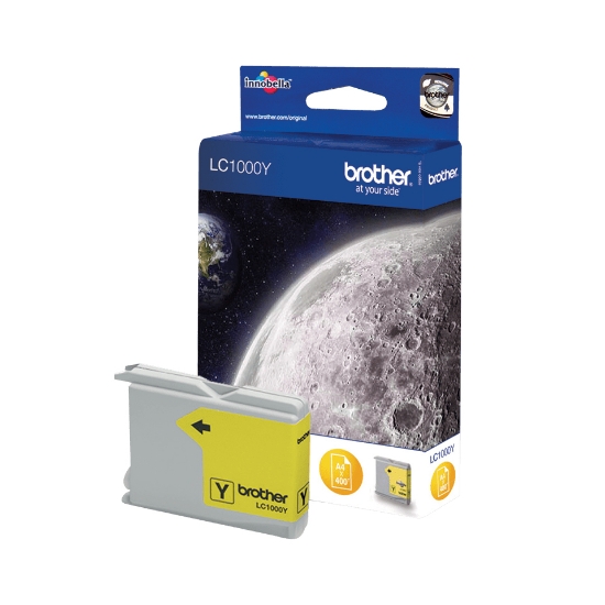 Picture of Brother LC1000Y ink cartridge 1 pc(s) Original Yellow