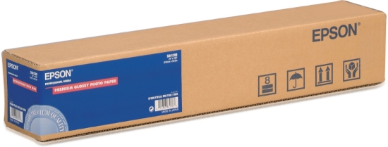 Picture of Epson Premium Glossy Photo Paper Roll, 24" x 30,5 m, 166g/m²
