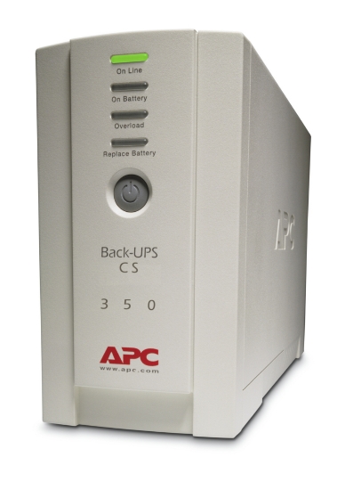Picture of APC Back-UPS, 350VA/210W, Tower, 230V, 4x IEC C13 Outlets , User Replaceable Battery
