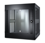 Picture of APC NetShelter 13U Wallmount Rack Cabinet Glass Door Double Hinged Server Depth