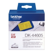 Picture of Brother DK-44605 printer label Yellow