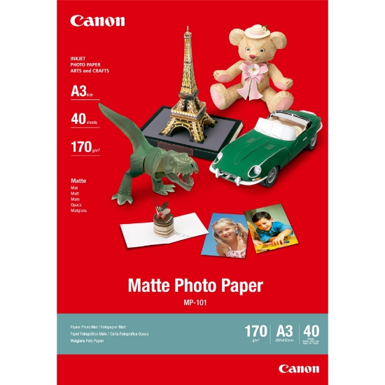 Picture of Canon MP-101 Matte Photo Paper A3 - 40 Sheets