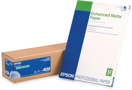 Picture of Epson Enhanced Matte Paper, 24" x 30,5 m, 189g/m²
