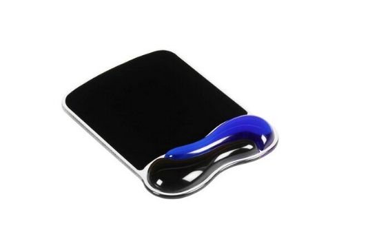 Picture of Kensington Duo Gel Mouse Pad with Integrated Wrist Support - Blue/Smoke