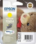 Picture of Epson Teddybear Singlepack Yellow T0614 DURABrite Ultra Ink