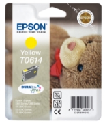 Picture of Epson Teddybear Singlepack Yellow T0614 DURABrite Ultra Ink