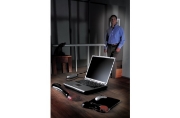 Picture of Kensington Duo Gel Mouse Pad with Integrated Wrist Support - Red/Black