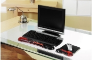 Picture of Kensington Duo Gel Mouse Pad with Integrated Wrist Support - Red/Black