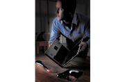 Picture of Kensington Duo Gel Mouse Pad with Integrated Wrist Support - Red/Black