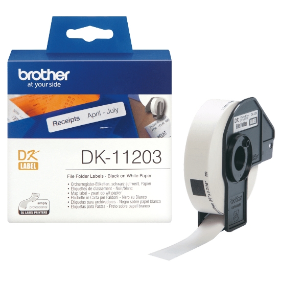 Picture of Brother File Folder Labels