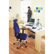 Picture of Kensington Foam Mouse Pad with Integrated Wrist Support - Blue