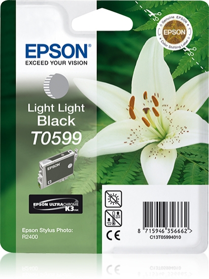 Picture of Epson Lily Singlepack Light Light Black T0599 UltraChrome K3