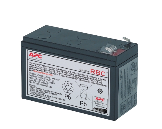 Picture of APC Replacement Battery Cartridge, VRLA battery, 9Ah, 12VDC, 2-year warranty