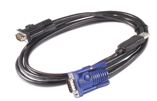 Picture of APC KVM USB Cable - 25 ft (7.6 m) KVM cable Black
