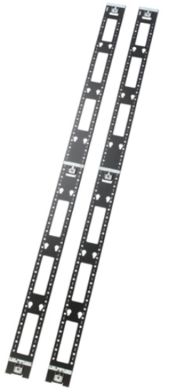 Picture of APC NetShelter Cable Management, Vertical Cable Manager, for NetShelter SX 42U, Set of 2, Black, 117 x 1930 x 130 mm