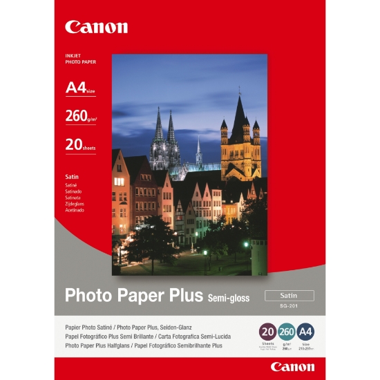 Picture of Canon SG-201 Semi-Gloss Photo Paper Plus A4 - 20 Sheets
