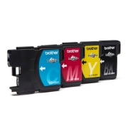 Picture of Brother LC1100VALBP ink cartridge 4 pc(s) Original Black, Cyan, Magenta, Yellow