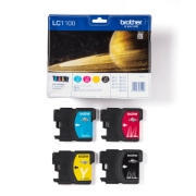 Picture of Brother LC1100VALBP ink cartridge 4 pc(s) Original Black, Cyan, Magenta, Yellow