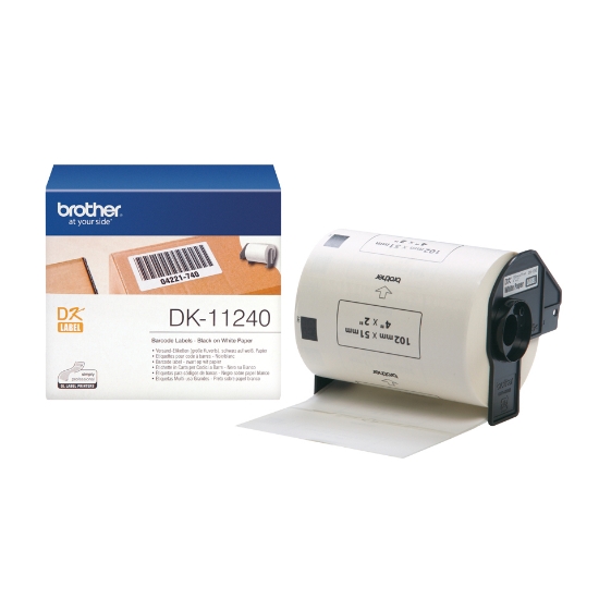 Picture of Brother DK-11240 printer label White
