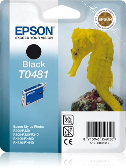 Picture of Epson Seahorse Singlepack Black T0481