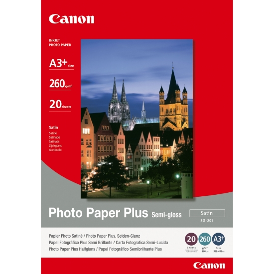 Picture of Canon SG-201 Semi-Gloss Photo Paper Plus A3 Plus - 20 Sheets