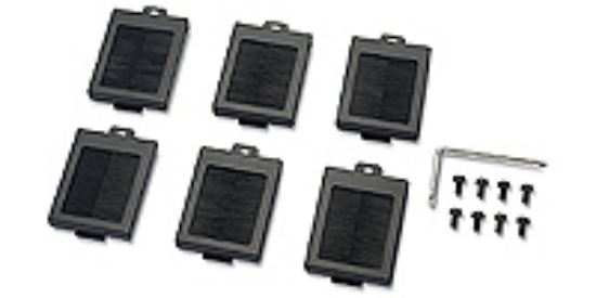 Picture of APC NetShelter Cable Management, Mounting Rail Brush Strips, Set of 6, for NetShelter SX 750 mm Wide, Black, 76 x 114 x 13 mm