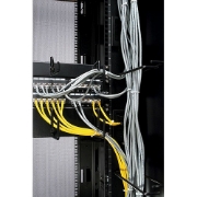 Picture of APC NetShelter Cable Management, Mounting Rail Brush Strips, Set of 6, for NetShelter SX 750 mm Wide, Black, 76 x 114 x 13 mm