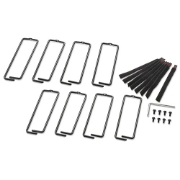 Picture of APC NetShelter Cable Management, Vertical Cable Manager, Rings, for NetShelter 750 and 800mm W Enclosures, Set of 8, 76 x 19 x 203 mm