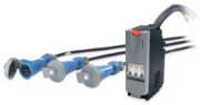 Picture of APC PDM1332IEC-3P power distribution unit (PDU) Black, Blue, Grey