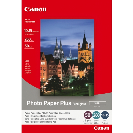 Picture of Canon SG-201 Semi-Gloss Photo Paper Plus 4x6" - 50 Sheets