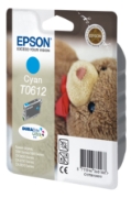 Picture of Epson Teddybear Singlepack Cyan T0612 DURABrite Ultra Ink
