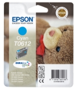 Picture of Epson Teddybear Singlepack Cyan T0612 DURABrite Ultra Ink