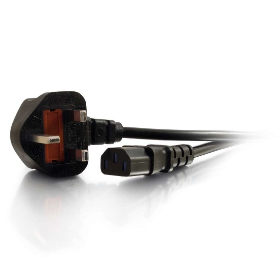 Picture of C2G 10m Power Cable Black BS 1363 C13 coupler