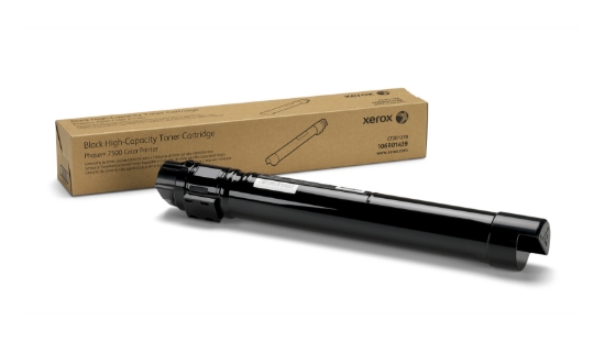 Picture of Xerox Genuine Phaser® 7500 Black High capacity Toner Cartridge (19800 Pages) - 106R01439