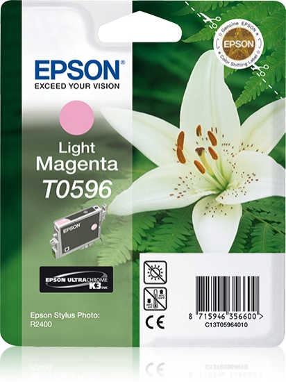 Picture of Epson Lily Singlepack Light Magenta T0596 Ultra Chrome K3