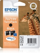Picture of Epson Giraffe Twinpack Black T0711H DURABrite Ultra Ink
