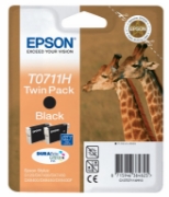 Picture of Epson Giraffe Twinpack Black T0711H DURABrite Ultra Ink
