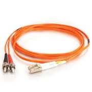 Picture of C2G 2m LC/ST LSZH Duplex 62.5/125 Multimode Fibre Patch Cable InfiniBand/fibre optic cable Orange